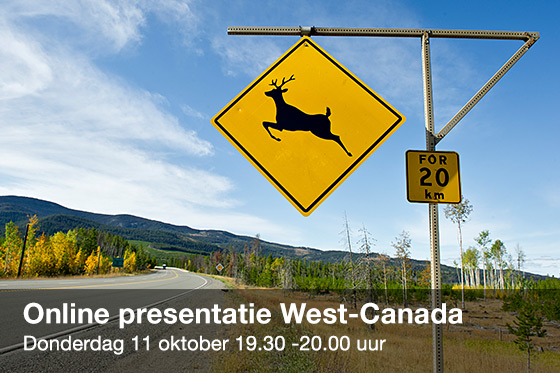 Volg online de presentatie over West-Canada