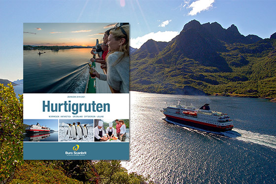 Vraag de Hurtigruten brochure aan